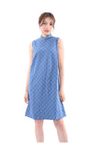 Line & Curve菱形牛仔無袖連衣裙YL1120-3