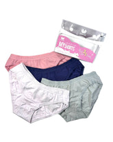 Wacoal 9018WS MY SHORTS 優質棉內褲 (1包 4 條4色裝) (中腰)