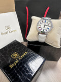 RC Royal Crown女士石英手錶白色RC4604-3
