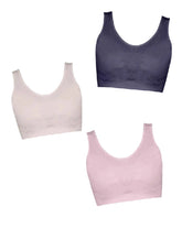 Wacoal 5392GB SLEEPING BRA 睡眠胸圍 (大尺碼) - 三件裝 (1盒3件3色裝)