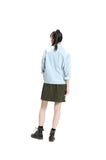 淺藍色女裝牛仔外套