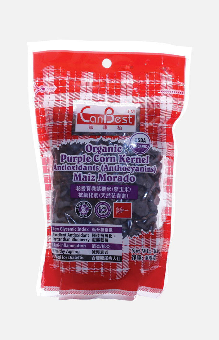 加康栢秘魯有機紫粟米(紫玉米) (300G)