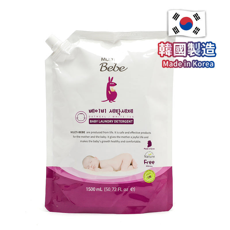 MULTIBEBE - 嬰幼兒洗衣液 補充裝 1500ML