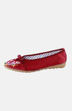 金步女裝繡花鞋(棗紅)