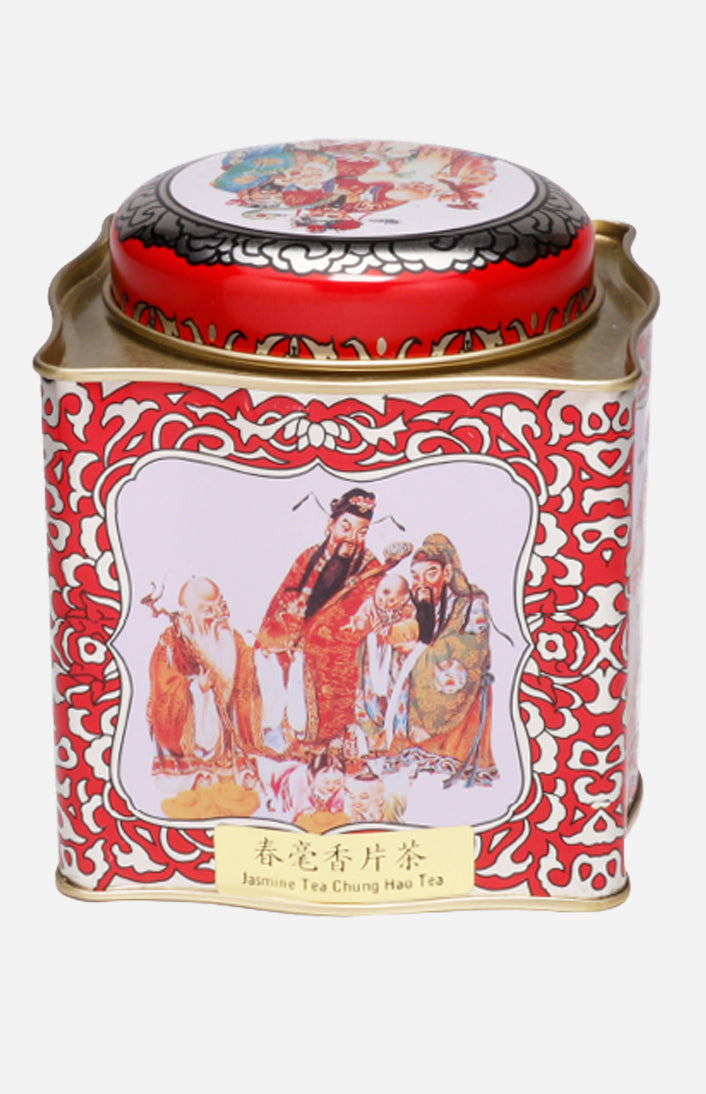 月季牌春毫香片茶